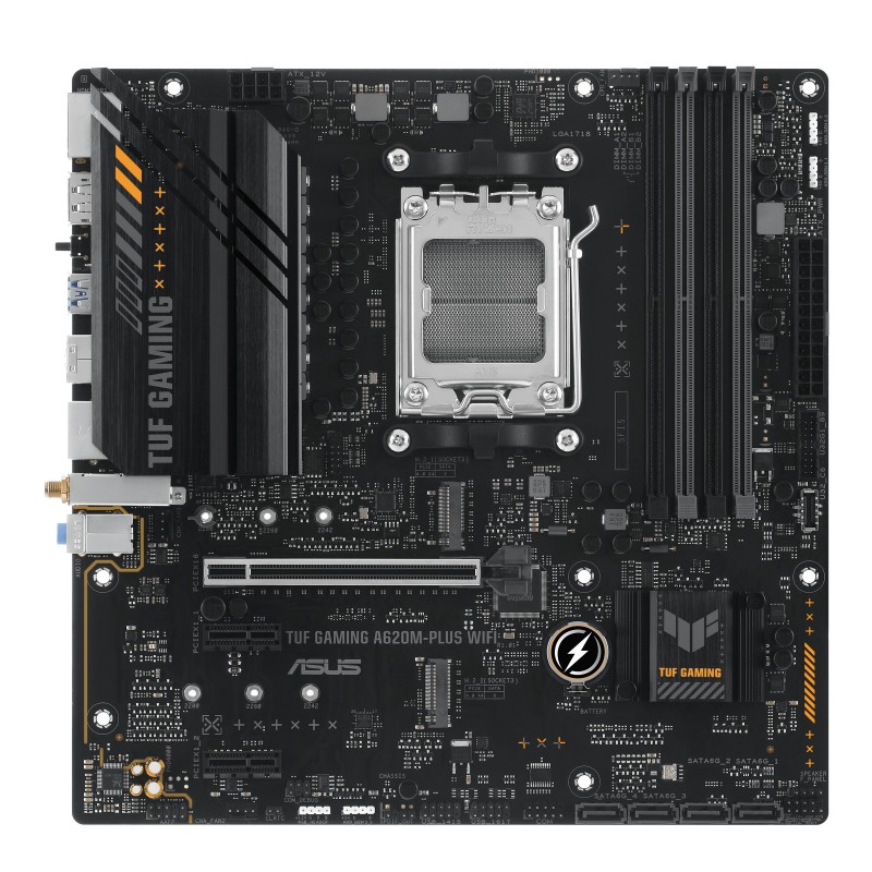 ASUS TUF GAMING A620M-PLUS WIFI - Socket AM5 - micro ATX - AMD A620 90MB1F00-M0EAY0