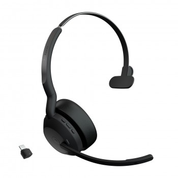 Jabra Evolve2 55 MS Mono Link 380 USB-C Negro 25599-899-899