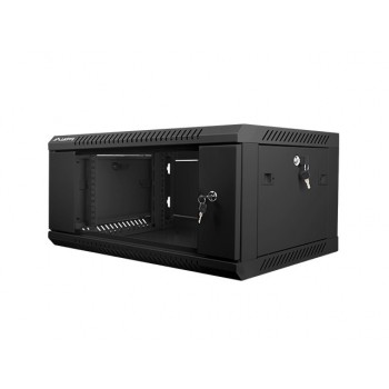 ARMARIO MURAL LANBERG WF01-6404-10B NEGRO - 19 48.26CM - 4U - IP20 - 600x450x279mm - HASTA 60KG DE 