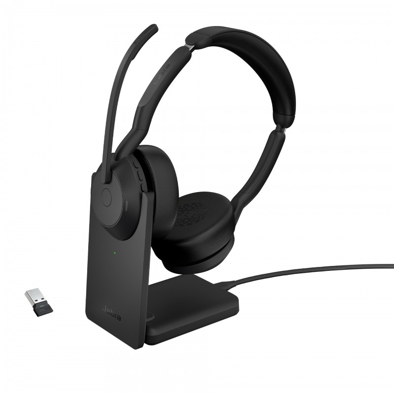Jabra Evolve2 55 Auriculares Inalámbrico y alámbrico Diadema Oficina Centro de llamadas Bluetooth Ba 25599-989-989