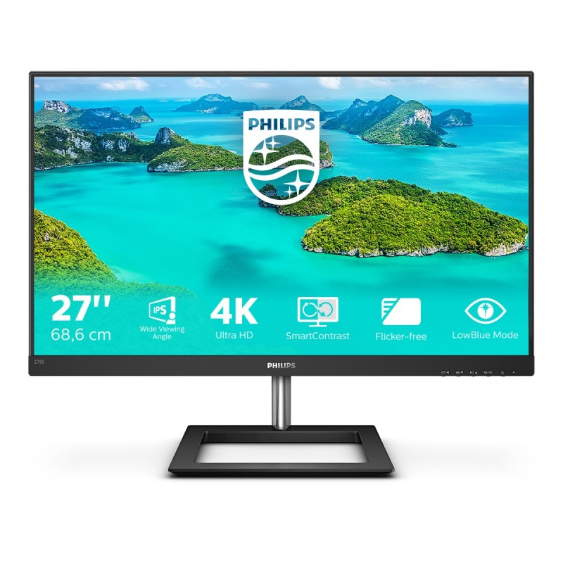 Philips E Line 278E1A 00 - 27" - 3840x2160 - 4K Ultra HD IPS - Negro
