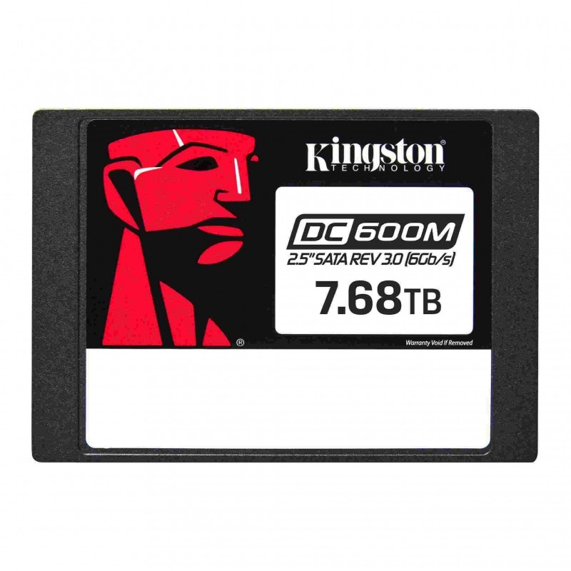Kingston DC600M - 7680GB 2.5" 3D TLC NAND Serial ATA III SEDC600M 7680G