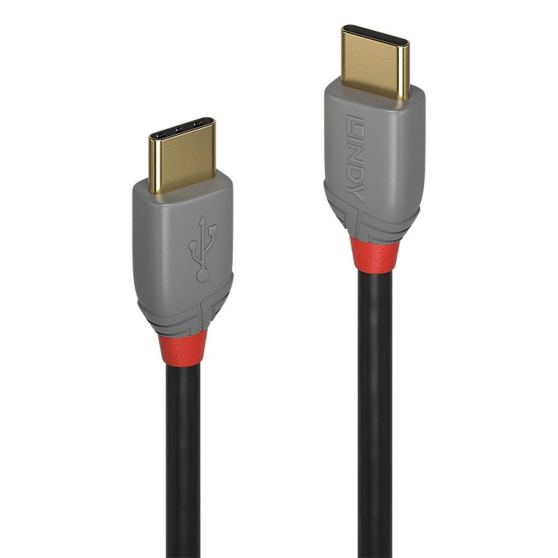 Cable USB 2.0 Tipo C 3m, Línea Antracita 36873
