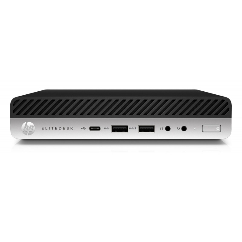 HP EliteDesk 800 G3 - i5-7500T - 8GB - 256GB SSD - Mini PC - Negro, Plata - Windows 10 Pro 2LT43EAABD