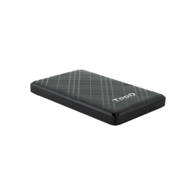 TooQ Caja Externa para Discos de 2,5” HDD SSD, Negro TQE-2500B