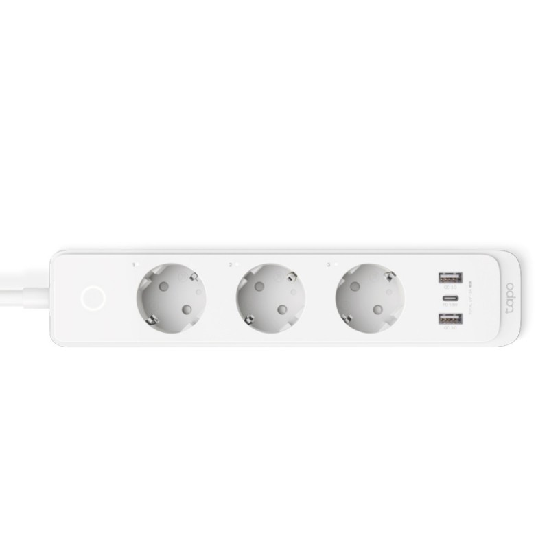TP-Link Tapo P300 3 salidas AC Type F (CEE 7 4) 1,5 m 3 2300 W Blanco