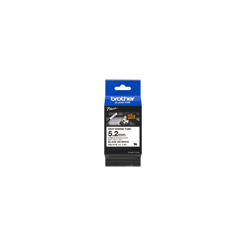 Brother HSE211E cinta para impresora Negro