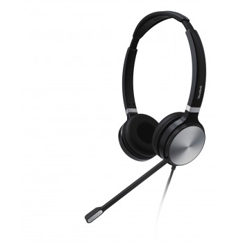 Yealink UH36-Dual Auriculares Alámbrico Diadema Oficina Centro de llamadas USB Tipo C Negro, Plata UH36 DUAL UC USB-C