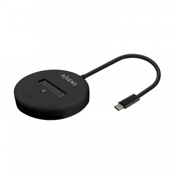 AISENS USB-C Dock M.2 (NGFF) ASUC-M2D013-BK SATA NVMe A USB3.1 Gen2, Negra