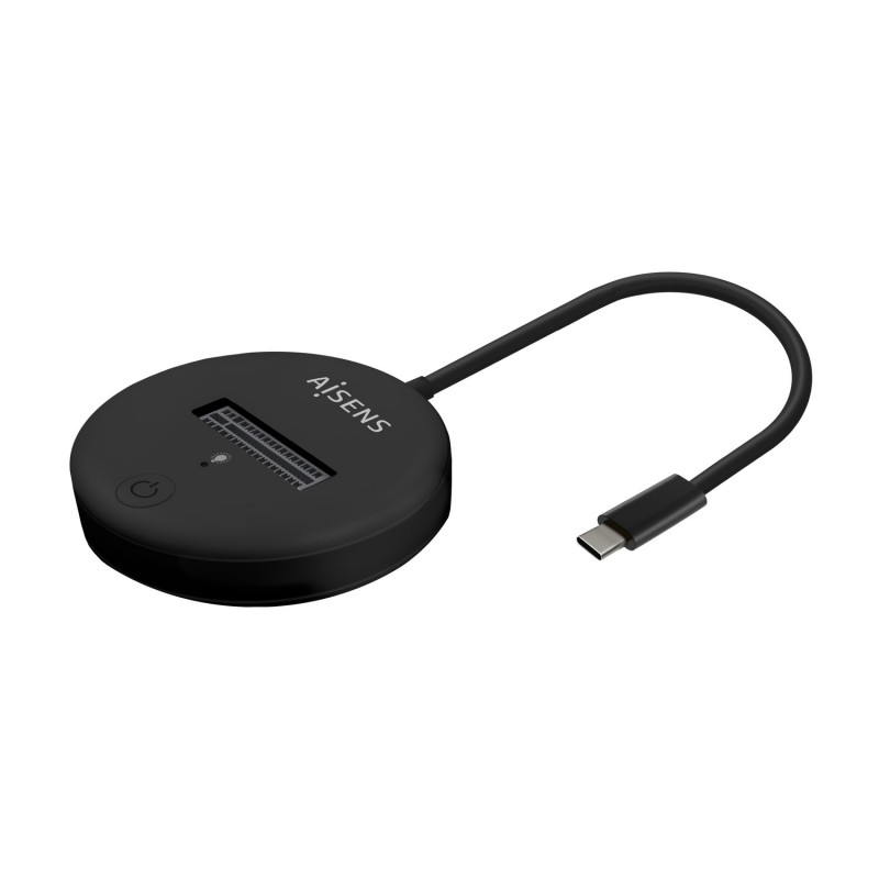 AISENS USB-C Dock M.2 (NGFF) ASUC-M2D013-BK SATA NVMe A USB3.1 Gen2, Negra