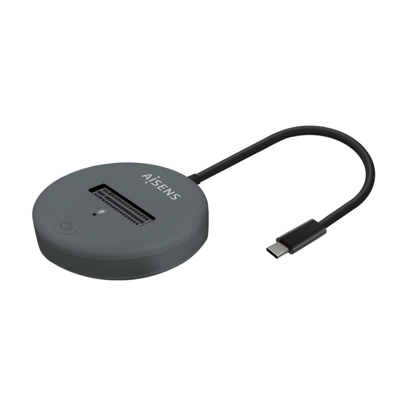 AISENS USB-C Dock M.2 (NGFF) ASUC-M2D014-GR SATA NVMe A USB3.1 Gen2, Gris