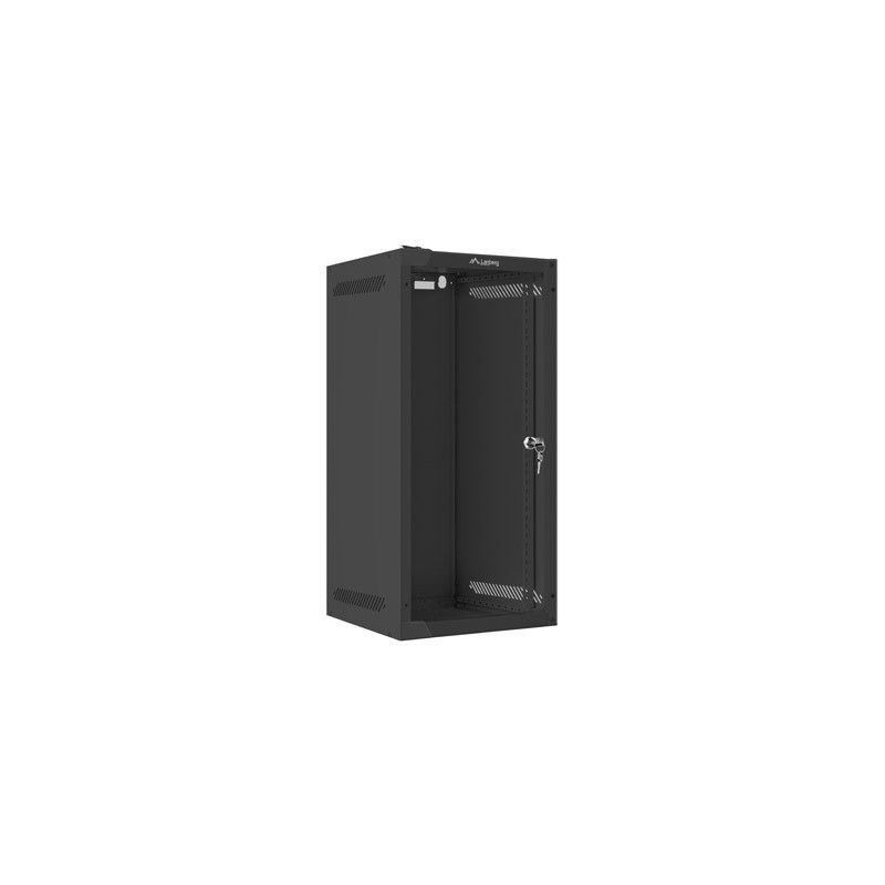 Lanberg WF10-2312-10B armario rack 12U Bastidor de pared Negro