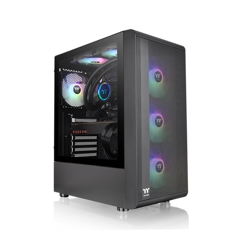 Thermaltake S200 TG ARGB Midi Tower Negro CA-1X2-00M1WN-00