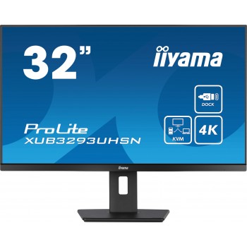 iiyama ProLite XUB3293UHSN-B5 - 31.5" 4K Ultra HD - LCD - Negro - 60Hz