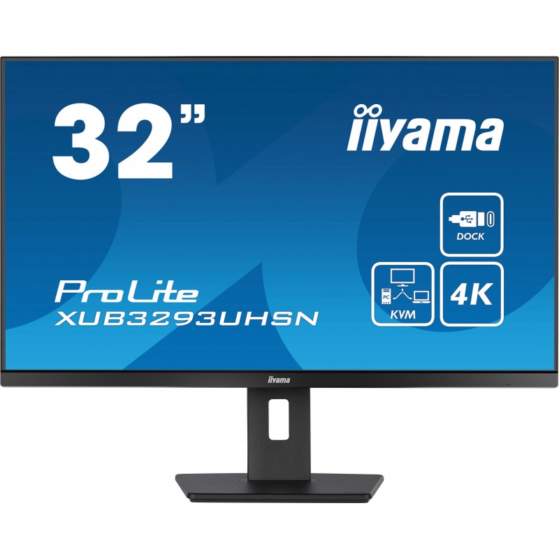 iiyama ProLite XUB3293UHSN-B5 - 31.5" 4K Ultra HD - LCD - Negro - 60Hz
