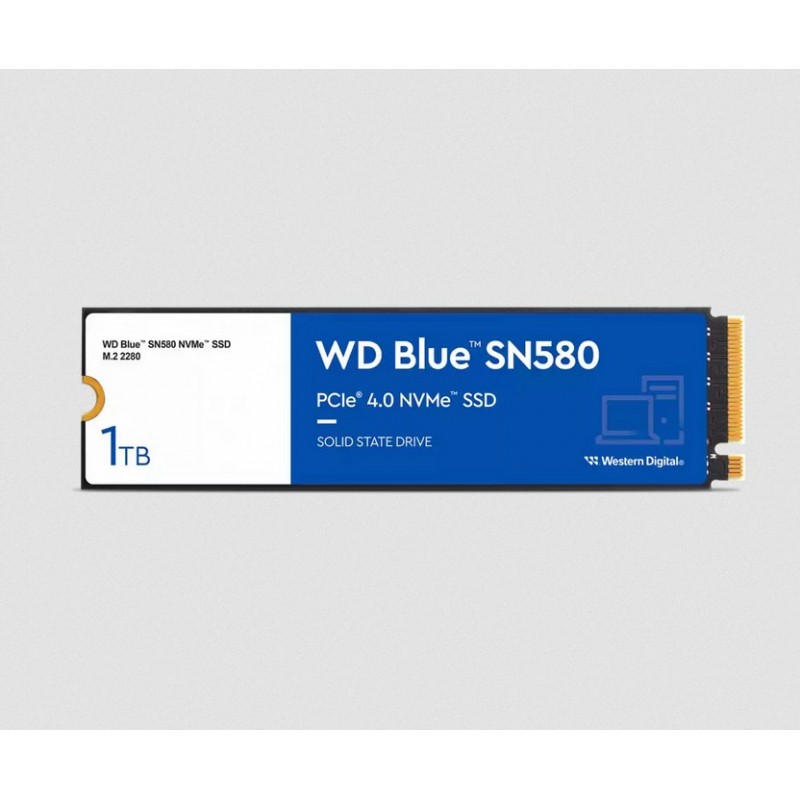 Western Digital Blue SN580 M.2 1 TB PCI Express 4.0 TLC NVMe WDS100T3B0E