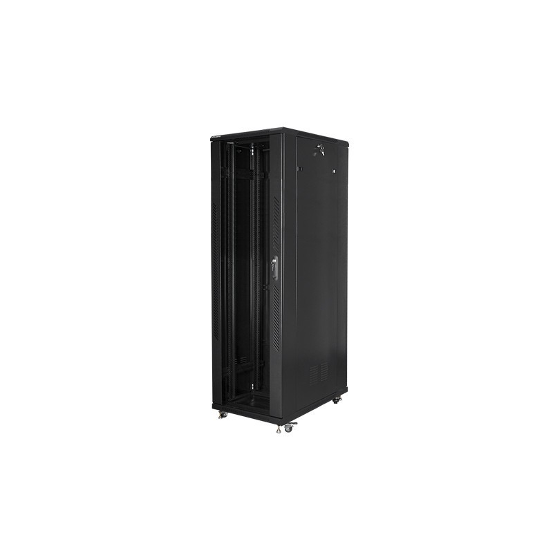 ARMARIO LANBERG RACK 19" 42U 800X1000 FLAT PACK BLACK NEGRO  FF01-8042-12B