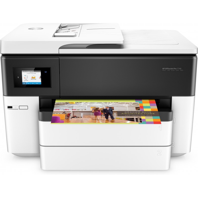 HP Officejet Pro 7740 Multifunción A3 WiFi - Fax -  G5J38A