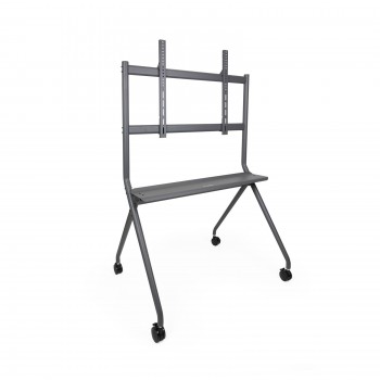 TooQ iSTAND Soporte de Suelo con Ruedas para Pantallas 50"- 86", Gris FS20205M-B