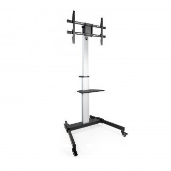 TooQ Hera Soporte de Suelo de Aluminio con Ruedas para Pantalla 37"-86" FS1886M-B