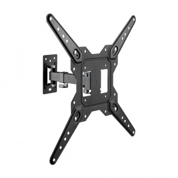 AISENS Soporte Eco Giratorio, Inclinable Para Monitor TV 30kg (2 Pivotes) De 23-55, Negro WT55TSE-151