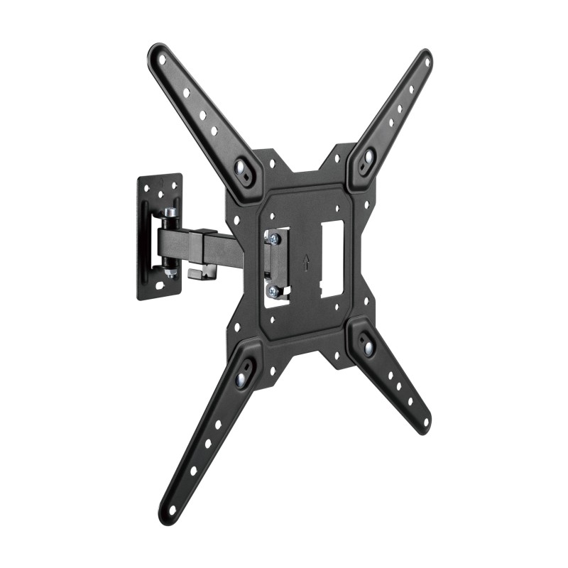 AISENS Soporte Eco Giratorio, Inclinable Para Monitor TV 30kg (2 Pivotes) De 23-55, Negro WT55TSE-151