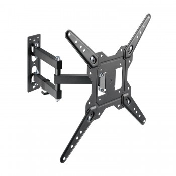 AISENS Soporte Eco Giratorio, Inclinable Para Monitor TV 30kg (3 Pivotes) De 23-55, Negro WT55TSE-153