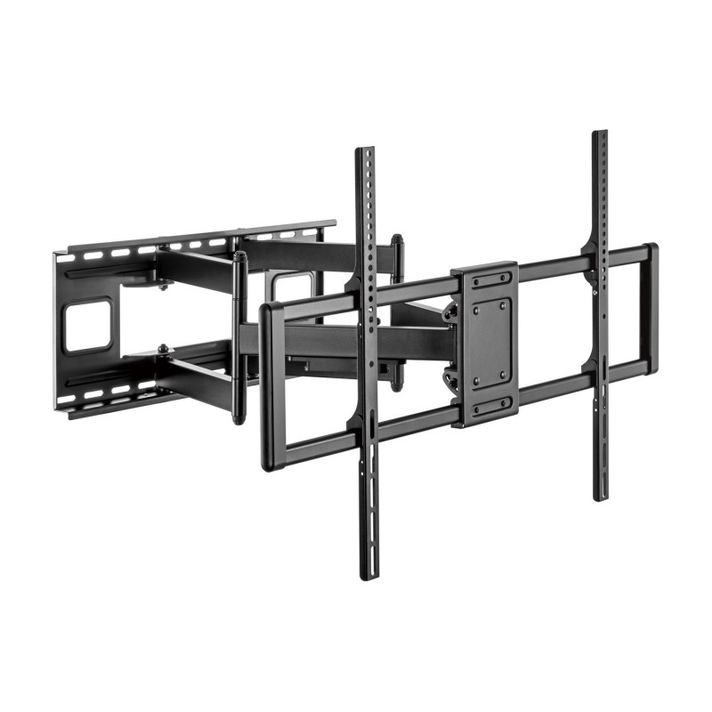 AISENS Soporte Pro Giratorio, Inclinable Y Nivelable Para Monitor tv 120kg De 60-120, Negro WT120TSLE-163