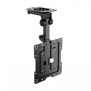 AISENS Soporte de Techo Giratorio, Plegable para Monitor TV 20Kg de 19-43, Negro CT43S-187