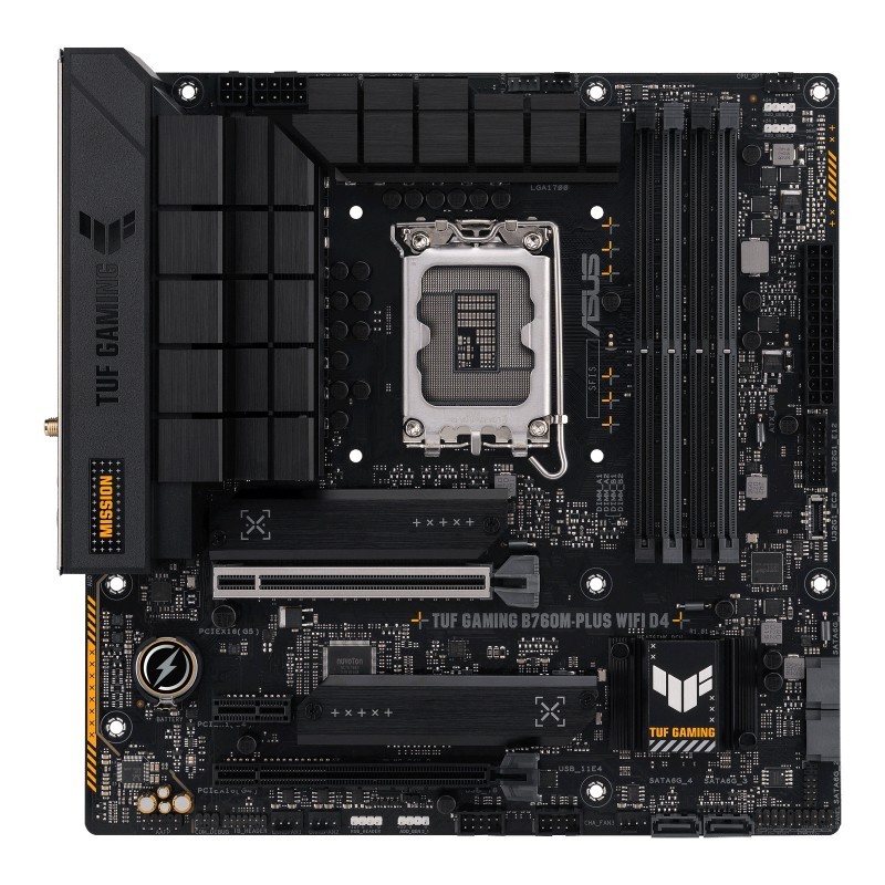 (Reacondicionado) ASUS TUF GAMING B760M-PLUS WIFI D4 - LGA 1700 - micro ATX -  90MB1DG0-M0EAY0
