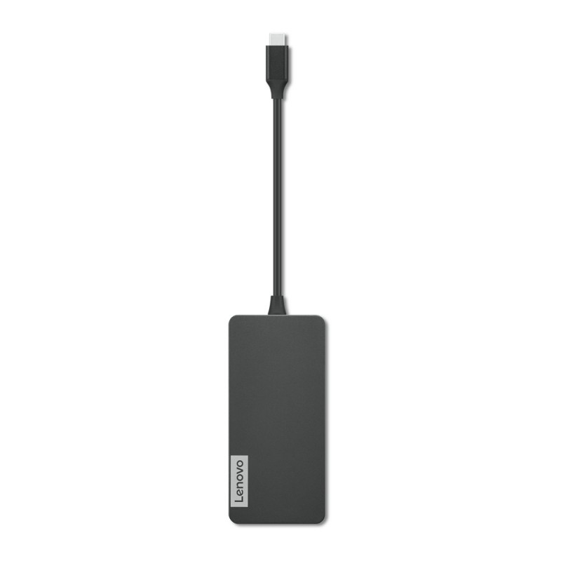 (Reacondicionado) Lenovo GX90T77924 hub de interfaz USB 3.2 Gen 1 (3.1 Gen 1) Type-C 5000 Mbit s Gri