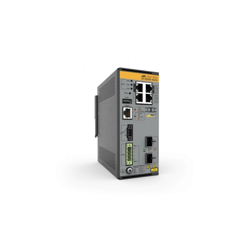 Allied Telesis IE220-6GHX Gestionado L2 Gigabit Ethernet (10 100 1000) Energía sobre Ethernet (PoE)  AT-IE220-6GHX-80