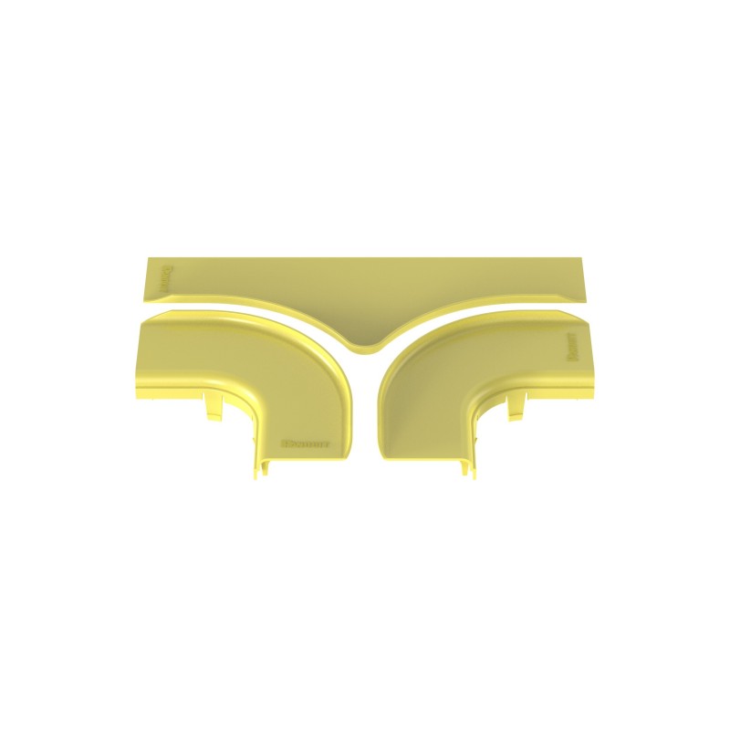 Panduit FRTSC6LYL accesorio para canaleta de cable Embellecedor de cables horizontal en T