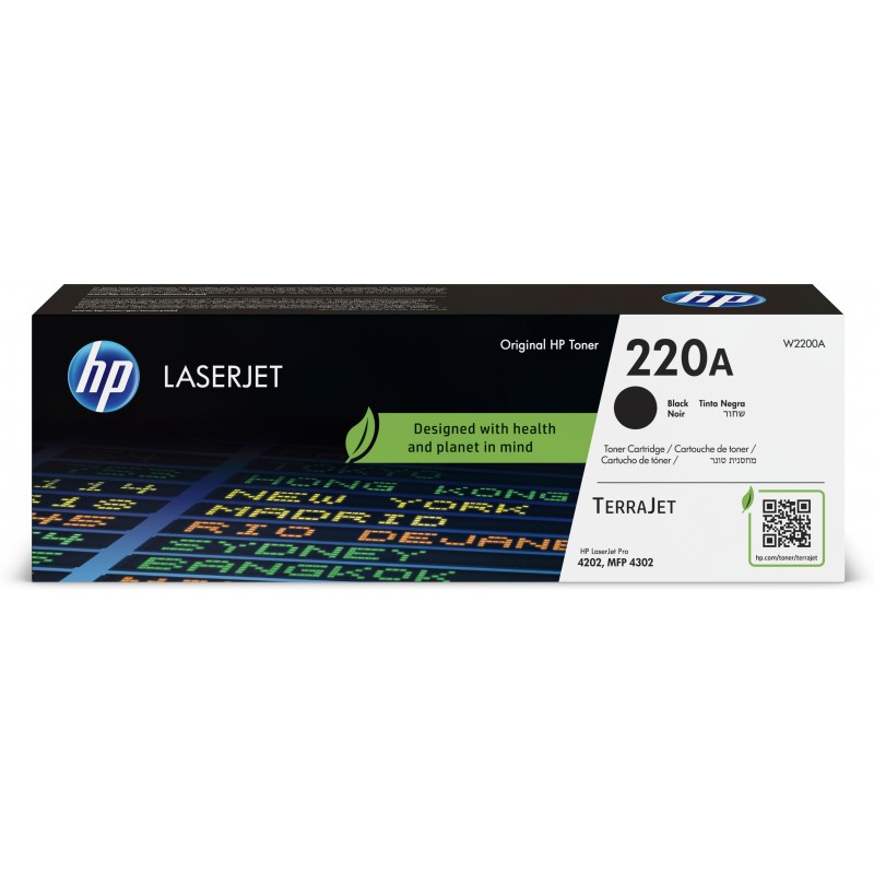 HP Cartucho de tóner Original LaserJet 220A negro Original Negro W2200A