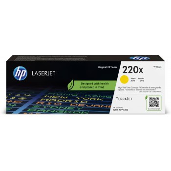 HP Cartucho de tóner Original LaserJet 220X amarillo Original Amarillo W2202X