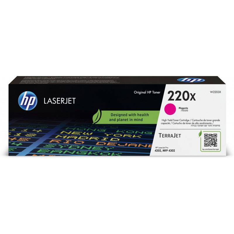 HP Cartucho de tóner Original LaserJet 220X magenta Original Magenta W2203X