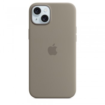 Funda Silicona Gris para Apple iPhone 15 Plus MT133ZM A