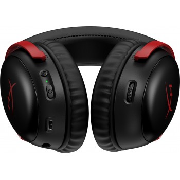 HP HyperX Cloud III inalámbricos - Rojo   Negro 77Z46AA