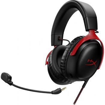 HyperX Cloud III - Auriculares gaming (negro-rojo) Negro, Rojo 727A9AA