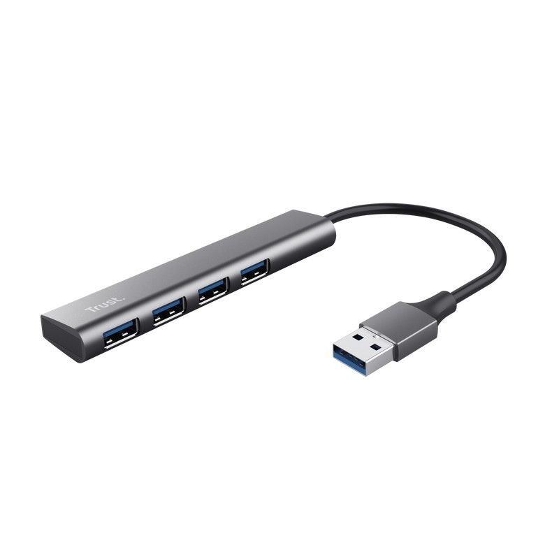 Trust Halyx USB 3.2 Gen 1 (3.1 Gen 1) Type-A 5 Mbit s Negro, Gris 24947