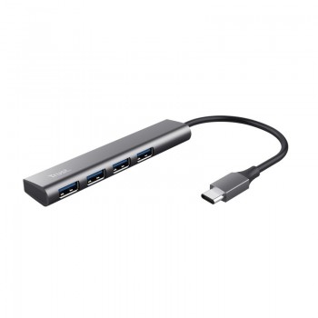 Trust Halyx USB 3.2 Gen 1 (3.1 Gen 1) Type-A 5 Mbit s Gris 24948