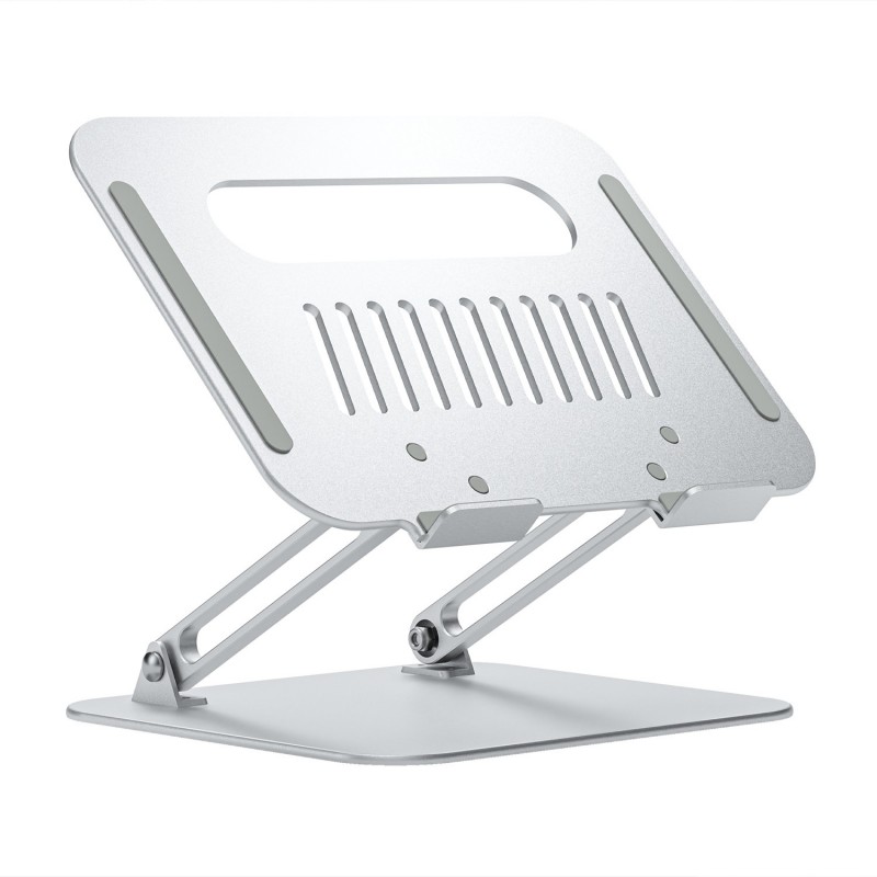 AISENS Soporte de Sobremesa XL 10-17 Ajustable para Portatil   Tablet, Plata LPS4XL-181
