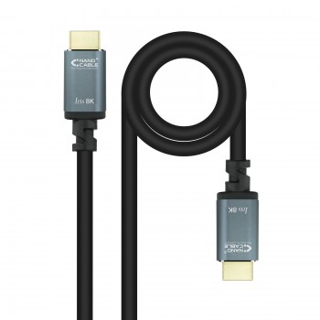 Nanocable Cable HDMI 2.1 IRIS 8K A M-A M, Negro, 5 Metros 10.15.8005