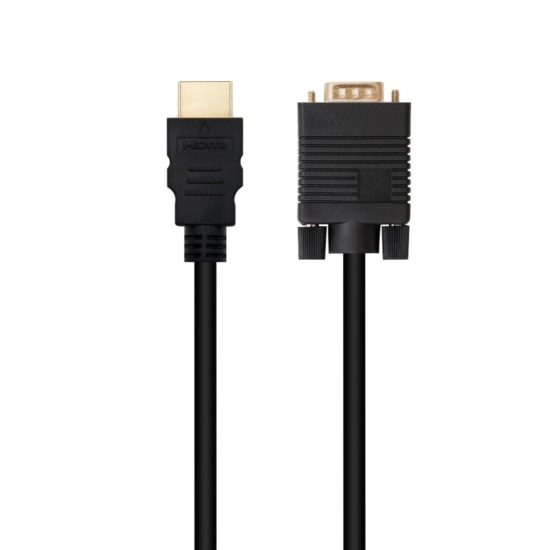 Nanocable Cable Conversor HDMI a VGA, 1.8 m, Negro 10.15.4348