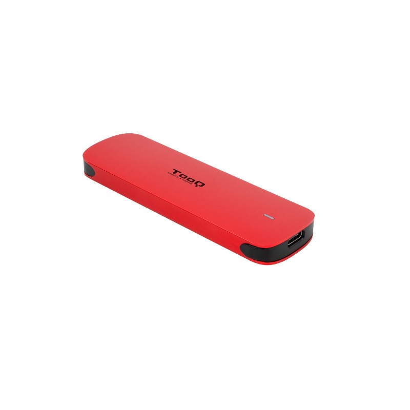 TooQ Caja externa para SSD M.2 NVMe, Rojo TQE-2201R