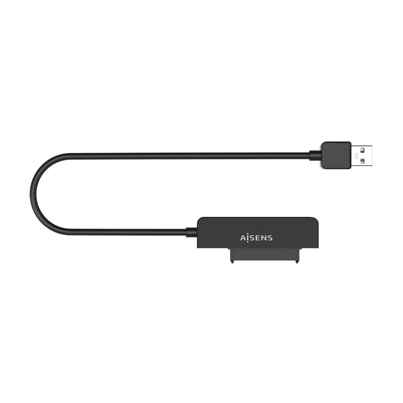 AISENS Adaptador SATA a USB-A USB3.0 USB3.1 Gen1 para Discos Duros 2.5″, Negro ASE-25A03B
