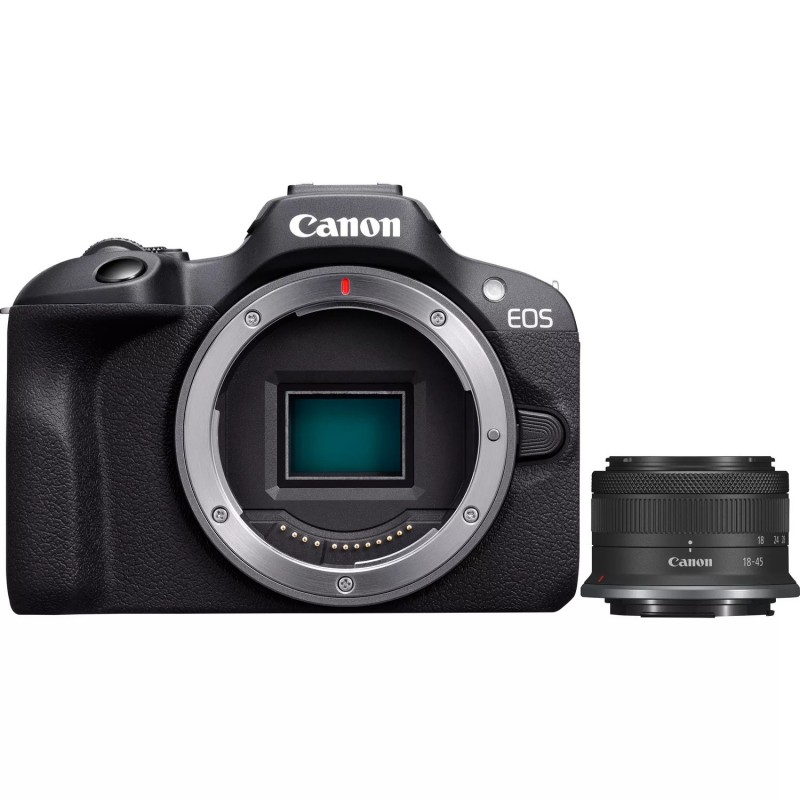 Canon EOS R100   RF-S 18-45mm F4.5-6.3 IS STM Kit MILC - Negro 6052C013