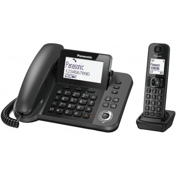 Panasonic KX-TGF310 Teléfono DECT - Negro KX-TGF310EXM