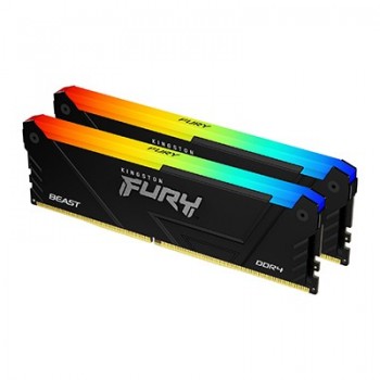Kingston Technology FURY Beast RGB 32GB - 2 x 16GB DDR4 3200 MHz KF432C16BB12AK2 32