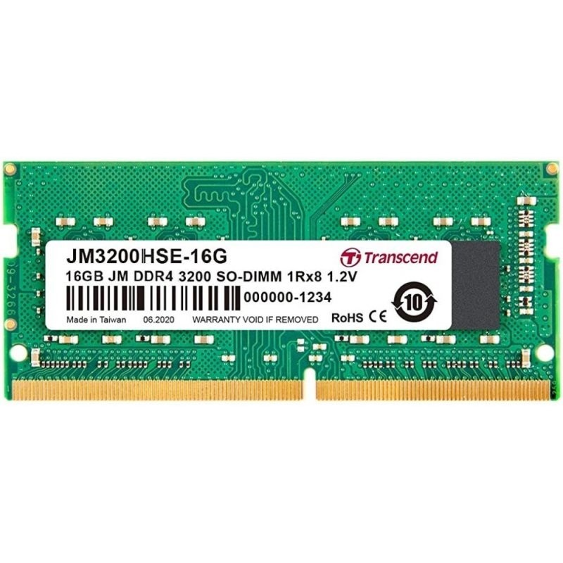 Transcend JetRam JM3200HSE-16G 16GB - 1 x 16GB DDR4 3200 MHz